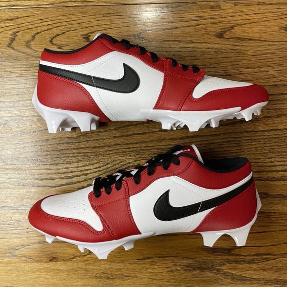 Air Jordan 1 Low TD Vapor Edge Chicago Football Cleat Men Size 8 9 9.5 11 12 13